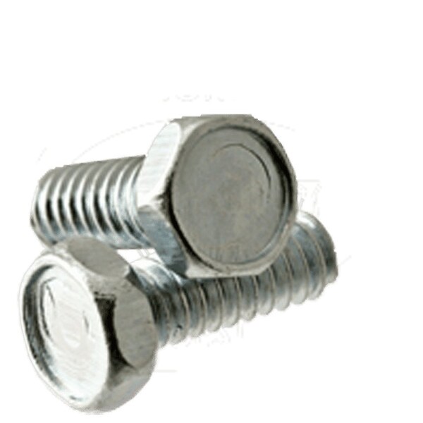 Newport Fasteners #10-24 x 5/8 in Slotted Hex Machine Screw, Plain Steel, 7500 PK 274762-7500 - main